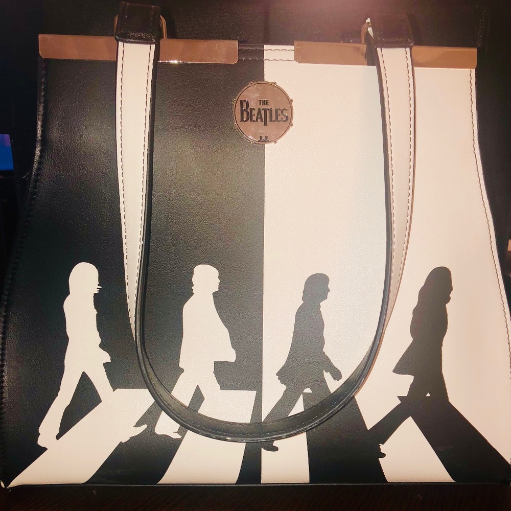 Black & Whtie Beatles Purse- NWOT